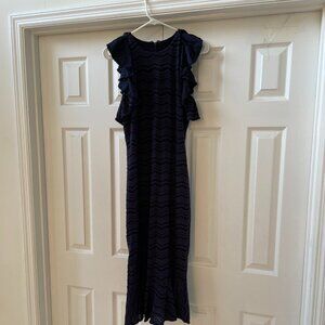 Slate & Willow navy lace dress